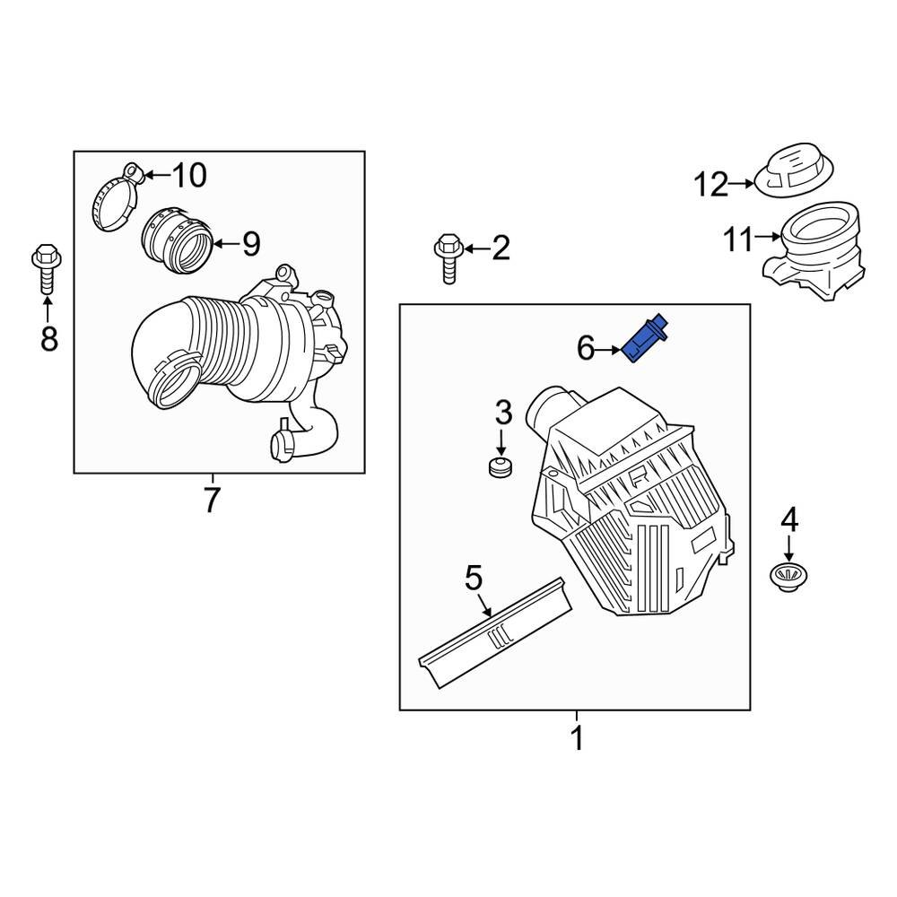 Land Rover OE LR093998 Mass Air Flow Sensor