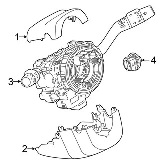 Land Rover OE - Steering Column - Shroud, Switches & Levers (HST / R-Dynamic S / R-Dynamic SE / S / SE)
