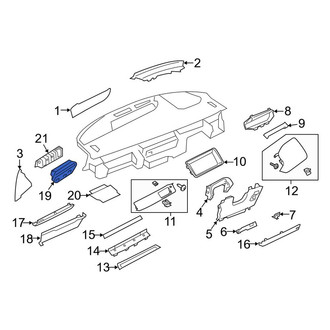 Land Rover OE - Upper Instrument Panel Air Bag