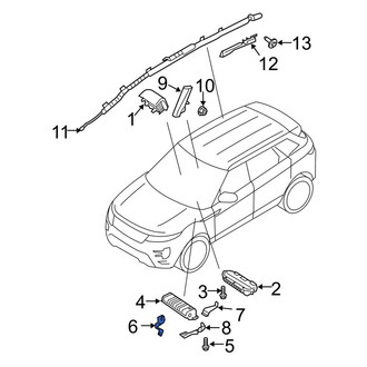 Land Rover OE - Front Left Instrument Panel Air Bag Bracket
