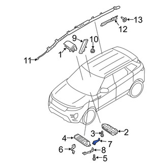 Land Rover OE - Rear Instrument Panel Air Bag Bracket