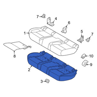 Land Rover OE - Rear Seat Cushion Pad