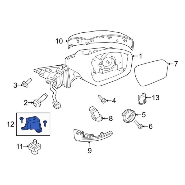 Park Assist Camera Housing