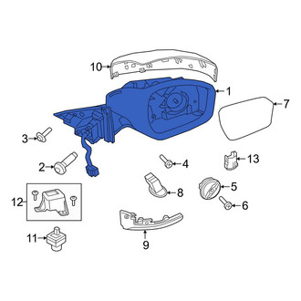 Land Rover OE - Front Left Door Mirror