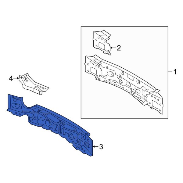 Rear Body Panel Trim Panel