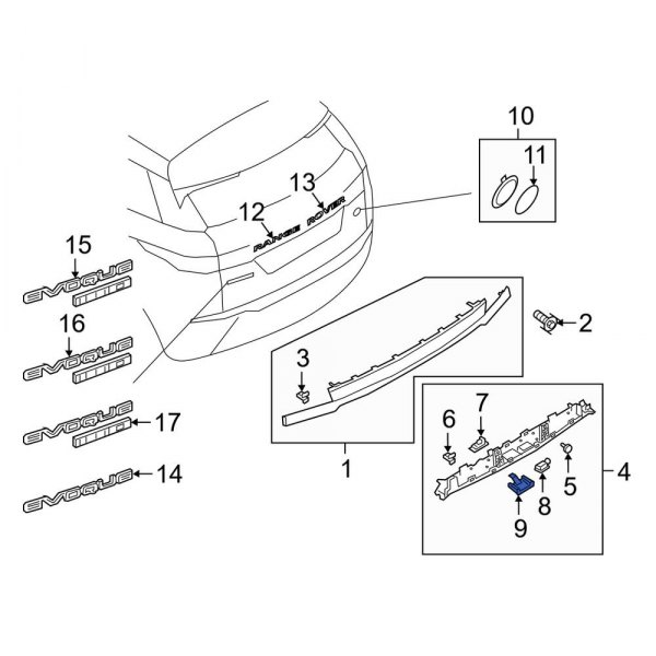 Liftgate Reveal Molding