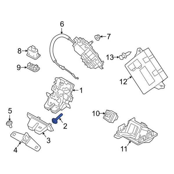 Liftgate Latch Screw