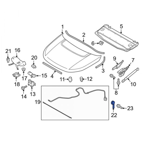 Hood Release Handle