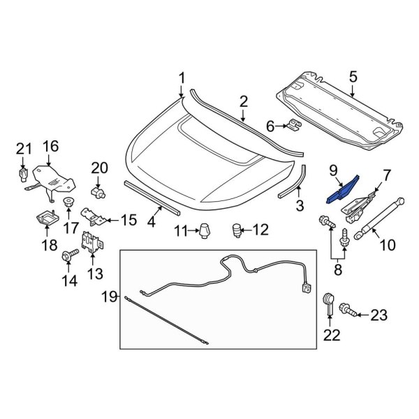 Hood Hinge Cover