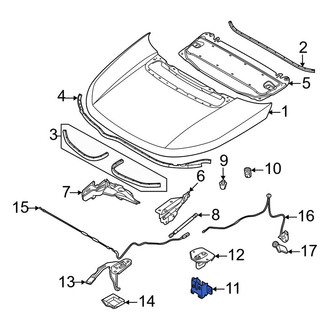 Land Rover OE - Front Right Hood Latch