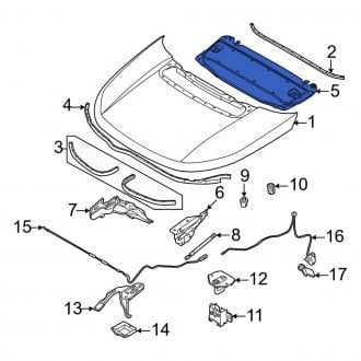 Land Rover Discovery Sport Under Hood Insulations | Pads, Liners ...