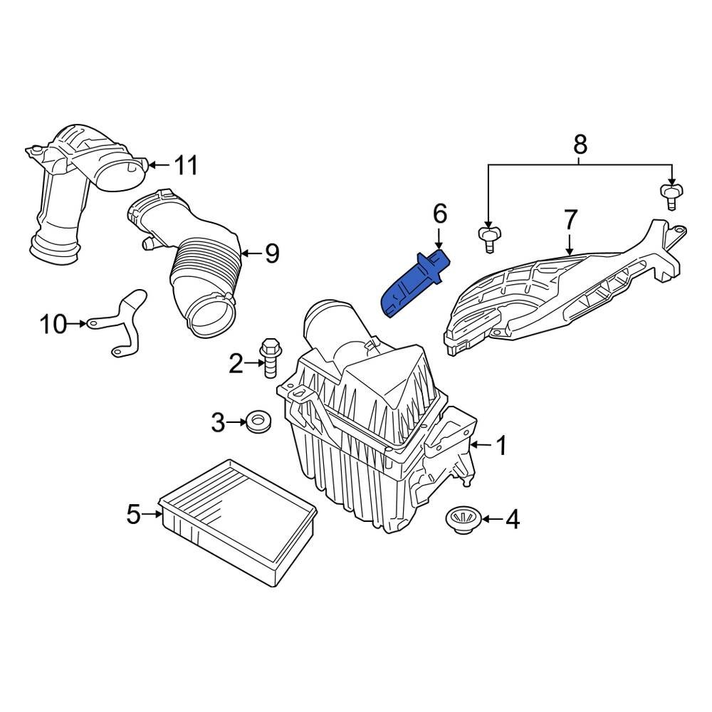 Land Rover OE LR019830 Mass Air Flow Sensor