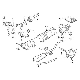 Land Rover OE - Exhaust System - Exhaust Components (HSE / HSE Lux / SE)