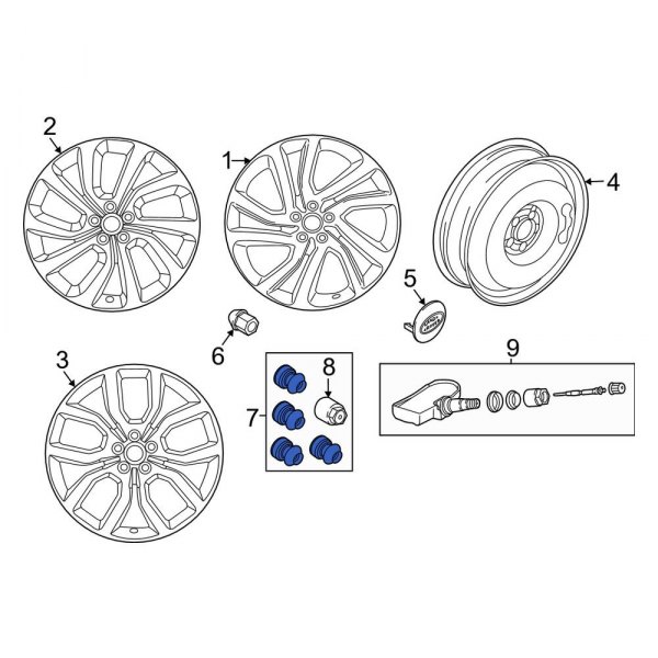 Wheel Lock Set