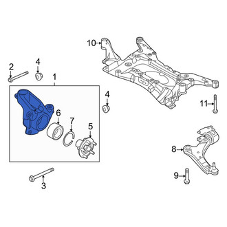 Land Rover OE - Left Steering Knuckle