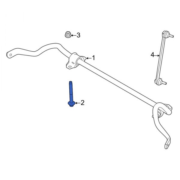 Suspension Stabilizer Bar Bracket Bolt