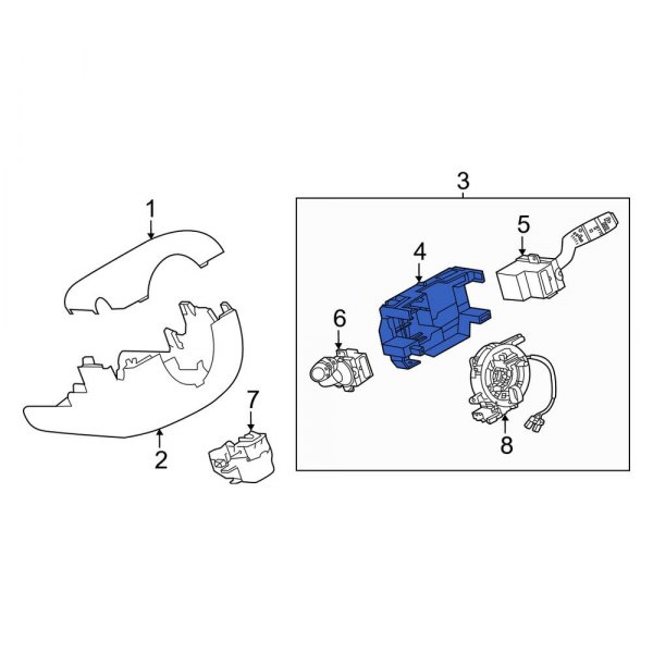 Steering Column Switch Housing