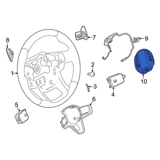 Land Rover OE - Front Right Steering Column Switch Housing