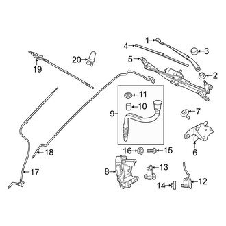 Land Rover OE - Windshield - Wiper & Washer Components (HSE / HSE Lux / SE)