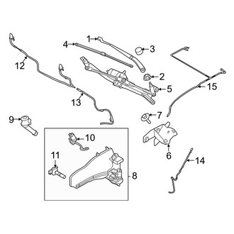 Land Rover OE - Windshield - Wiper & Washer Components (Base / R-Dynamic HSE / R-Dynamic S / R-Dynamic SE / S / SE)