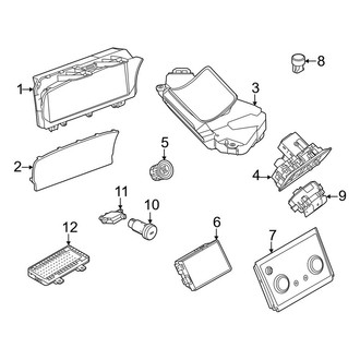 Land Rover OE - Instrument Panel - Cluster & Switches (Base / R-Dynamic HSE / R-Dynamic S / R-Dynamic SE / S / SE)