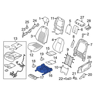 Land Rover OE - Front Right Seat Frame