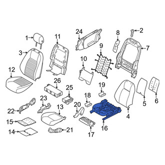 Land Rover OE - Front Left Seat Frame