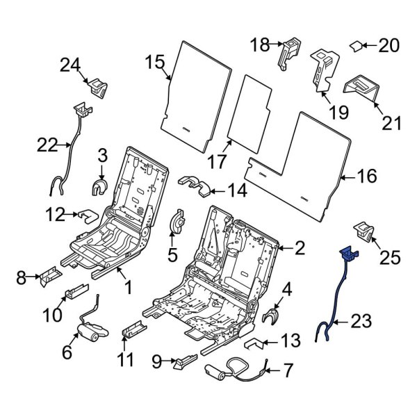 Folding Seat Latch