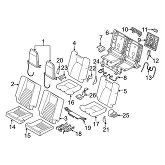 Land Rover OE - Seats & Tracks - Third Row Seats