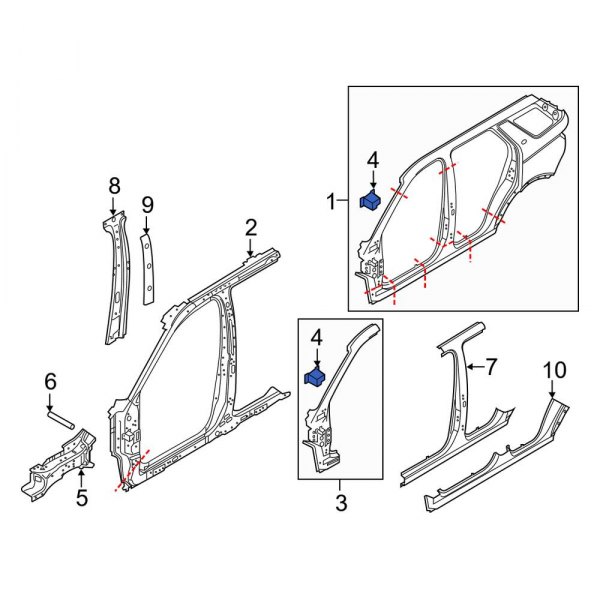 Body A-Pillar Bracket