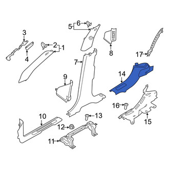 Land Rover OE - Front Left Door Sill Plate