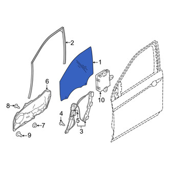 Land Rover OE - Rear Right Door Glass