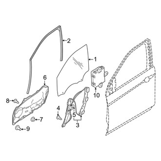 Land Rover OE - Front Door - Glass & Hardware
