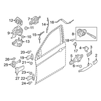 Land Rover OE - Front Door - Lock & Hardware