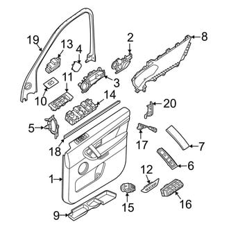 Land Rover OE - Front Door - Interior Trim