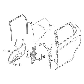 Land Rover OE - Rear Door - Glass & Hardware
