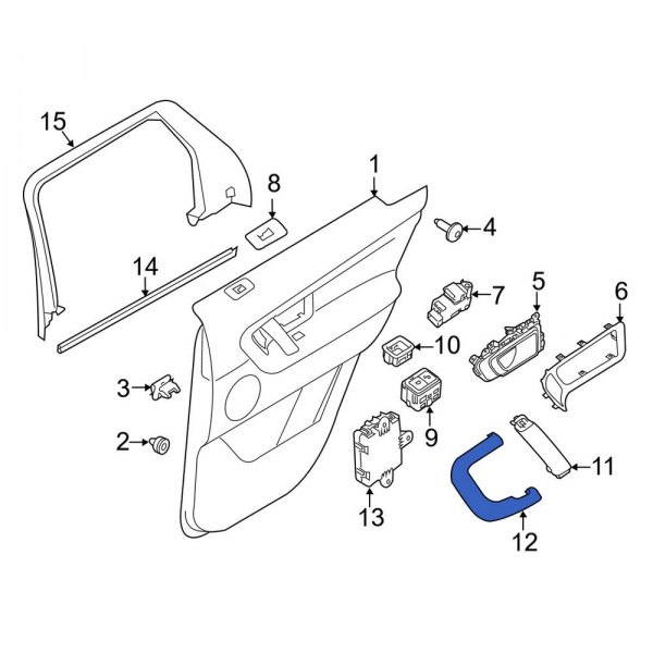 Door Panel Handle Cover