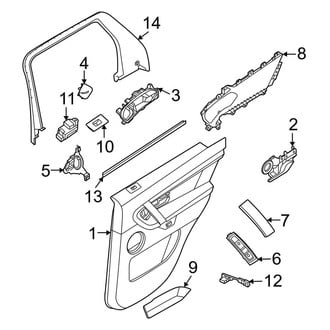 Land Rover OE - Rear Door - Interior Trim