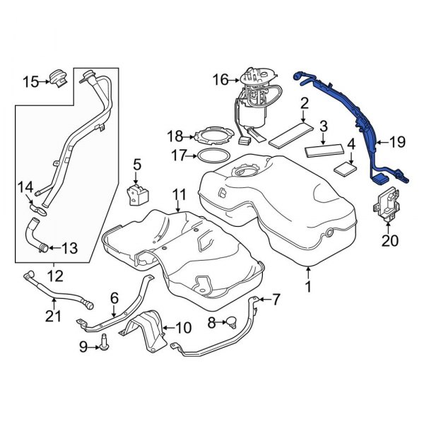 Fuel Sender and Hanger Assembly