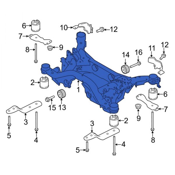 Suspension Subframe Crossmember