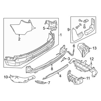 Land Rover OE - Rear Bumper - Bumper & Components (S / SE)