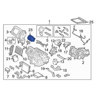 Land Rover OE - HVAC Blower Motor Assembly