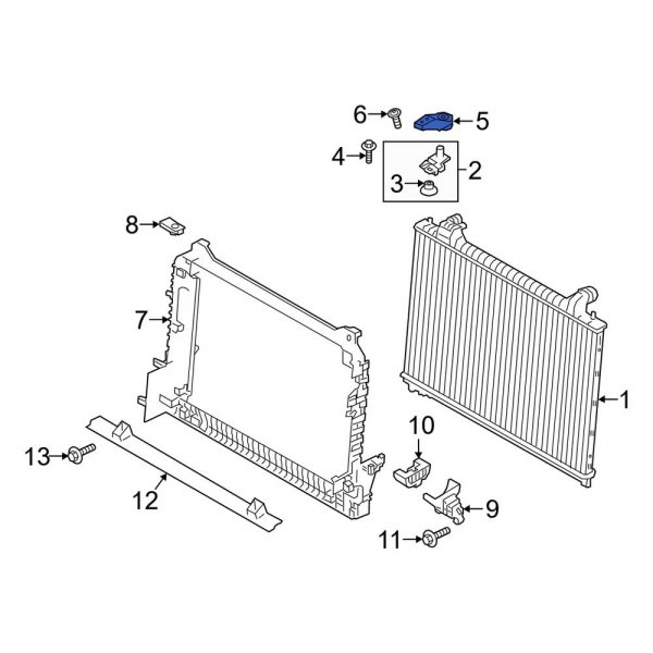 Radiator Mount Bracket