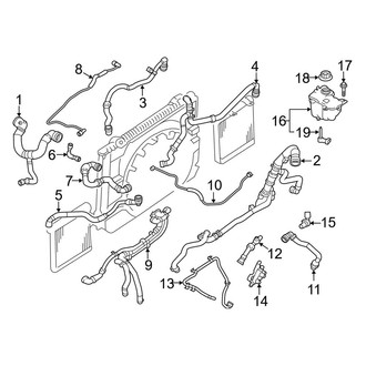 Land Rover OE - Cooling - Hoses & Lines (With Extra Cooling), (R-Dynamic S / S 2.0L Gas)