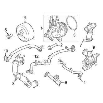 Land Rover OE - Cooling - Water Pump (Main), (3.0L)