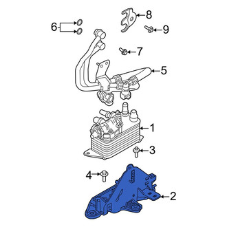Land Rover OE - Automatic Transmission Oil Cooler Bracket