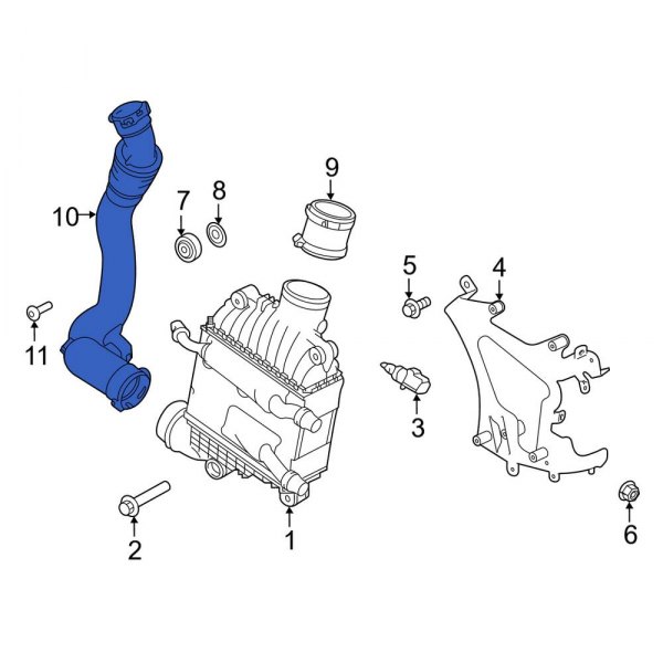 Turbocharger Outlet Tube