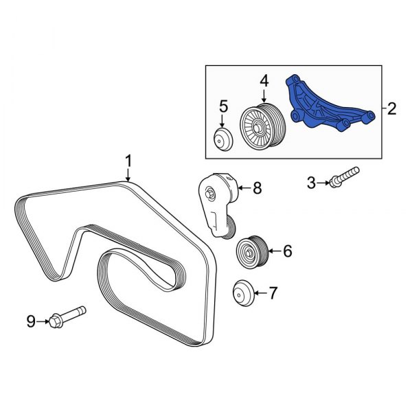 Accessory Drive Belt Idler Assembly