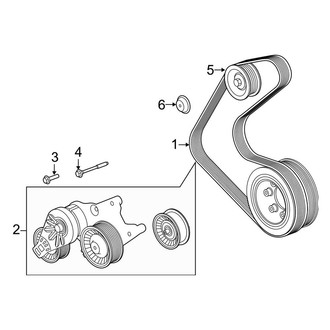 Land Rover OE - Cooling - Belts & Pulleys (5.0L)