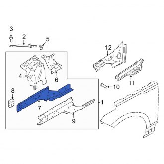 Land Rover Range Rover Velar Replacement Chassis Frames & Rails - CARiD.com